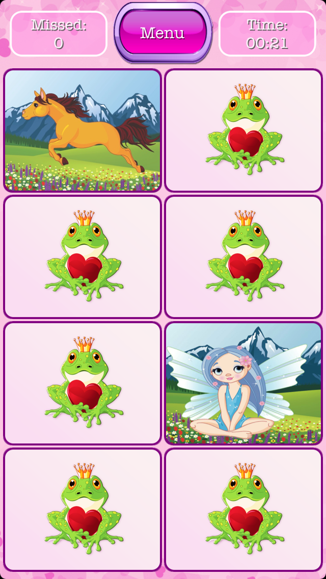 Princess Pony - Matching Memory Game for Kids And Toddlers who Love Princesses and Ponies Screenshots