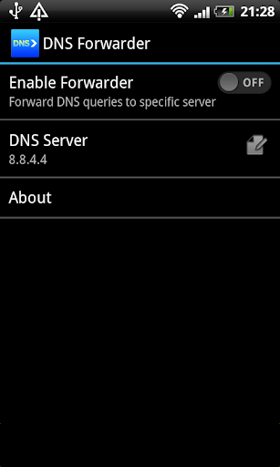DNS forwarder Screenshots