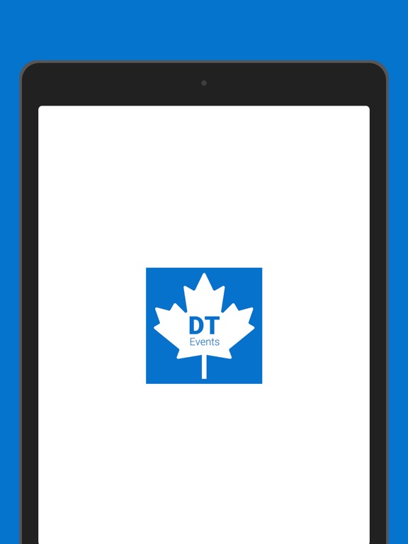 DT Events Canada iPad Screenshots