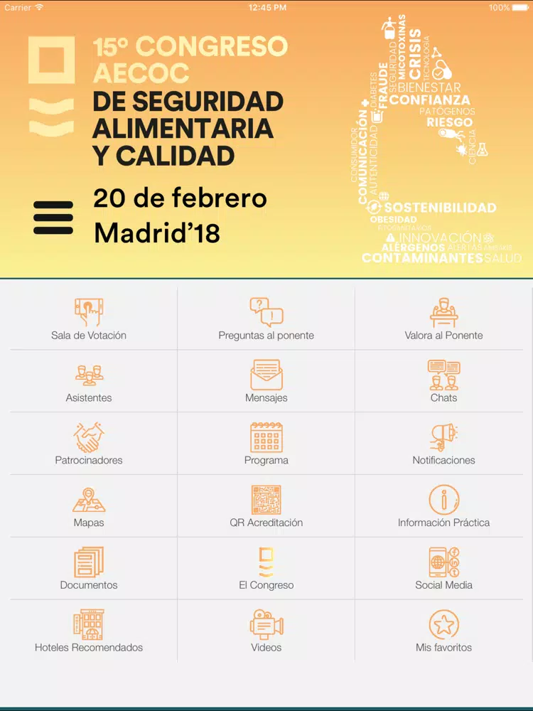 AECOC Seg Alimentaria y Calid. iPad Screenshots