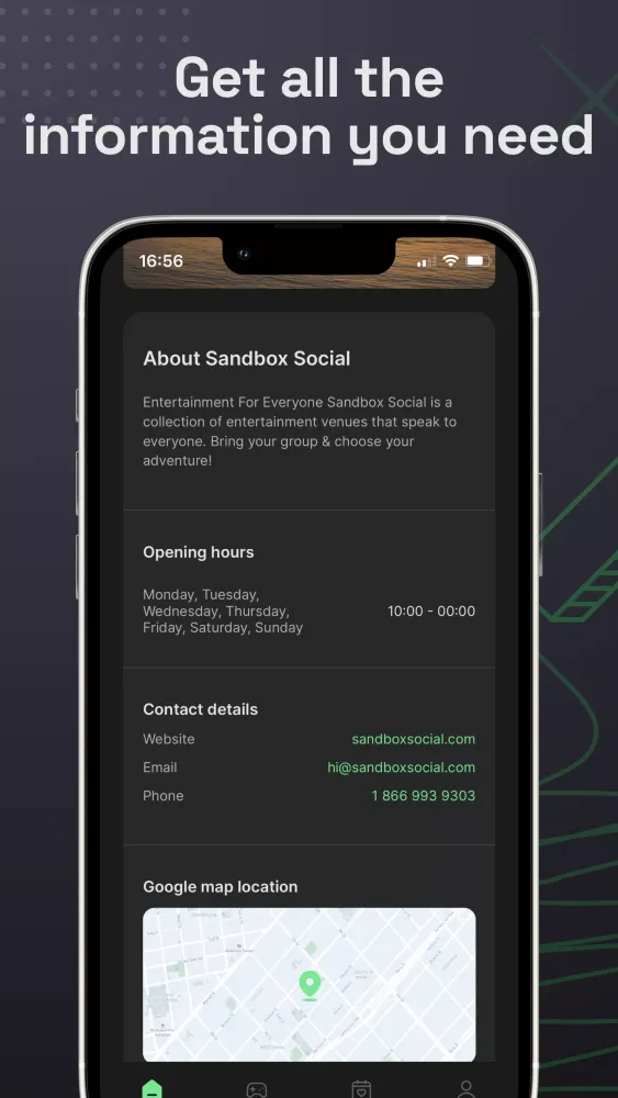 Sandbox Social Screenshots