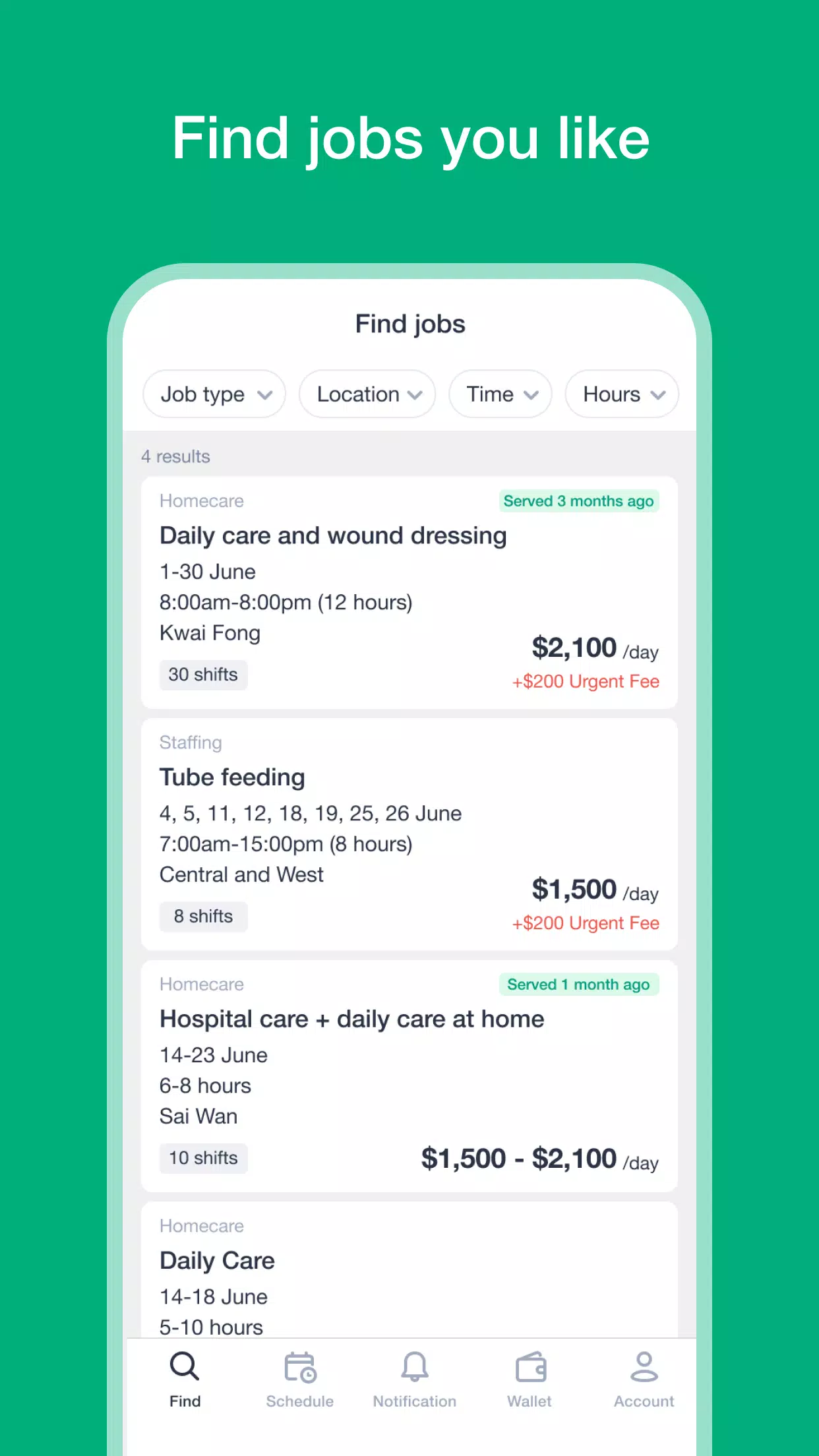Evercare Caregiver Screenshots
