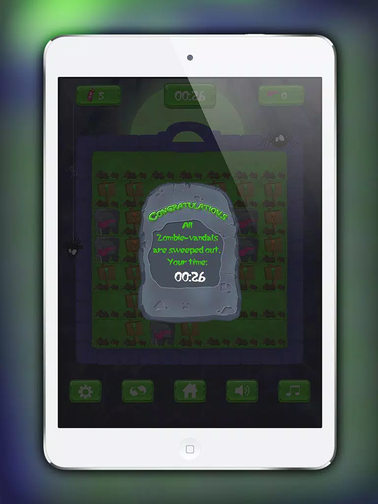 Zombie Sweeper - Free Minesweeper Game iPad Screenshots