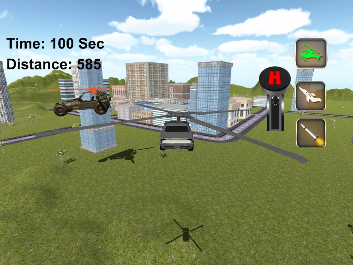 تصاویر Super Flying Car Racing Games iPad 