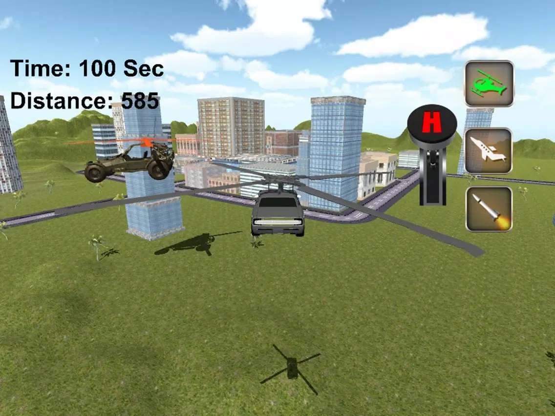 Super Flying Car Racing Games iPad Screenshots