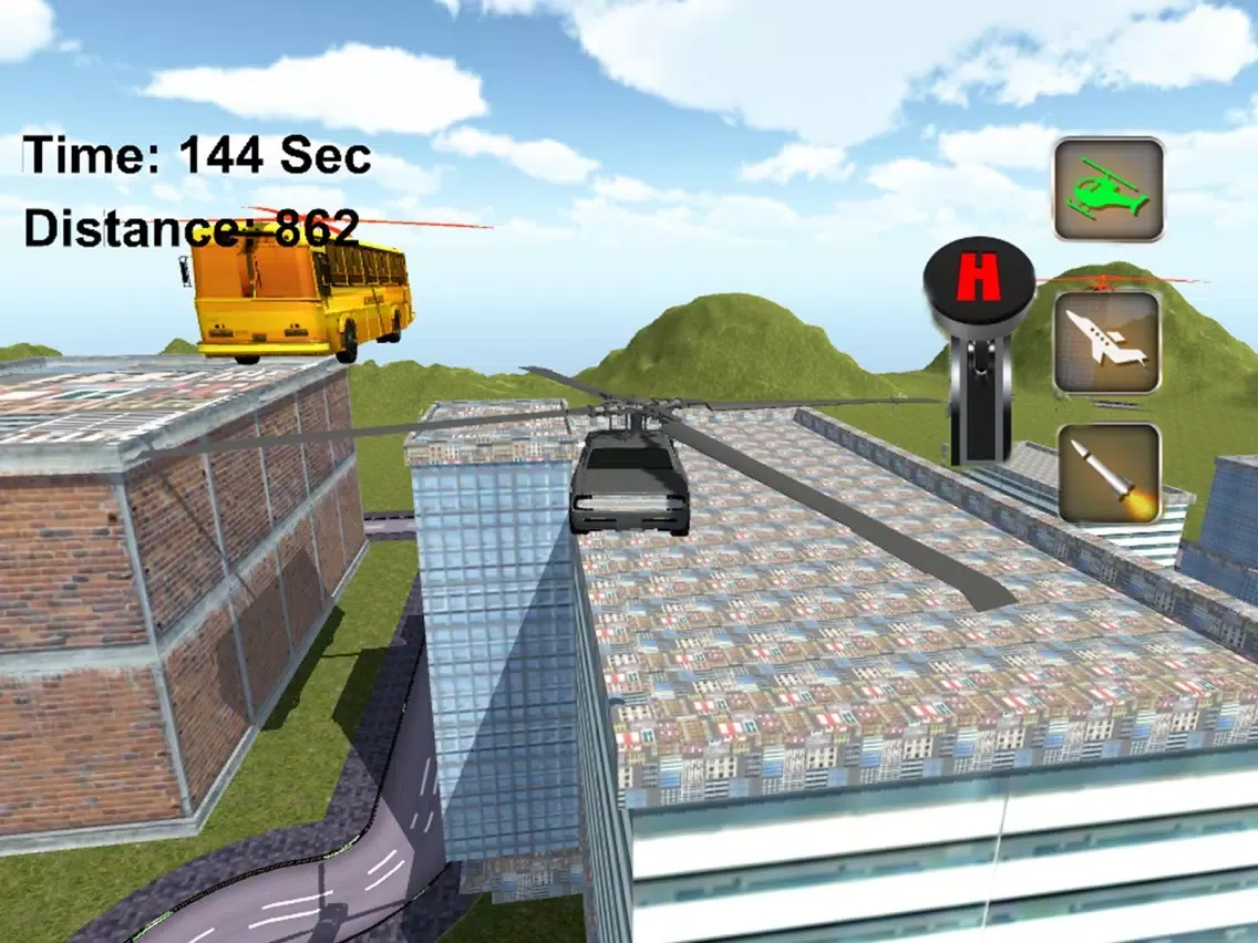 Super Flying Car Racing Games iPad Screenshots