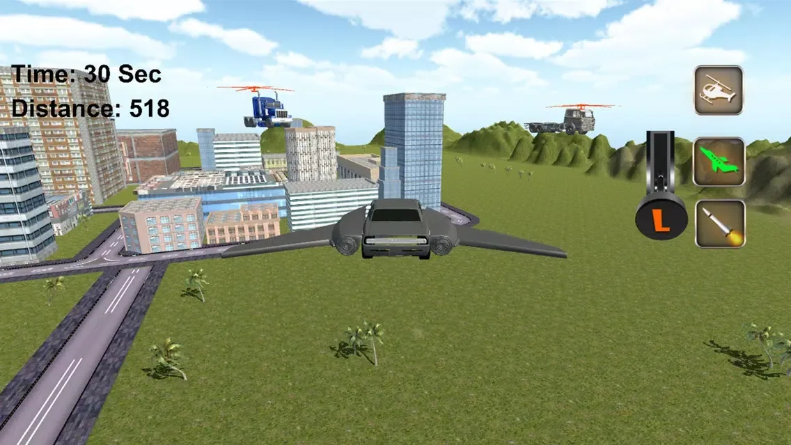 Super Flying Car Racing Games Screenshots