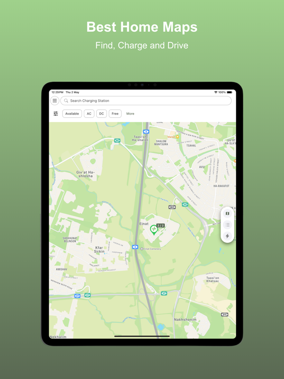 Inter EV Charging iPad Screenshots