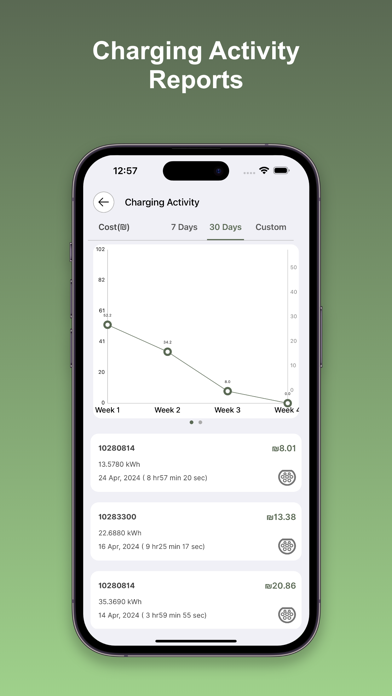 Inter EV Charging Screenshots