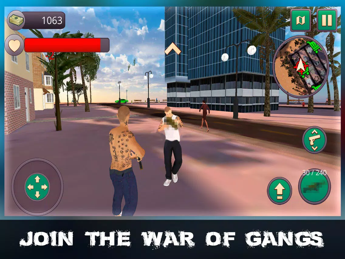 Gang City Wars - Cars Chase iPad 应用截图