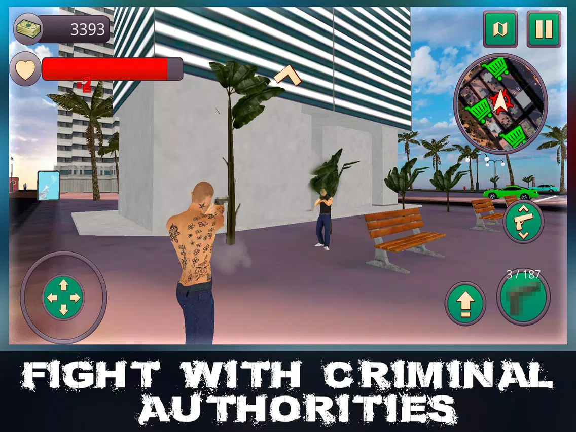 Gang City Wars - Cars Chase iPad 应用截图