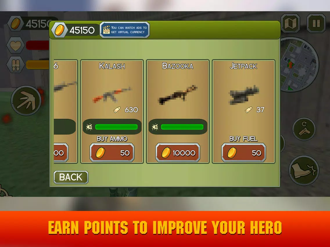 Tangkapan skrin Fire Skull Superhero: City Sim iPad 