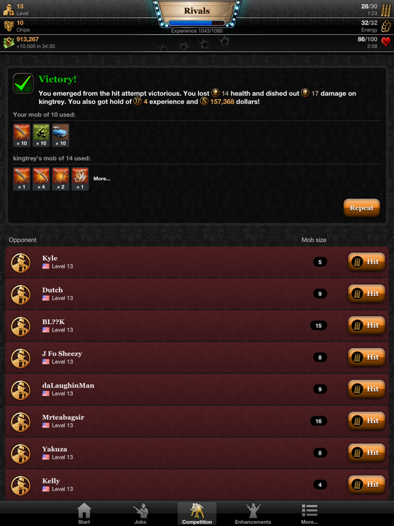 Screenshot di Mafia Game Mobile iPad 