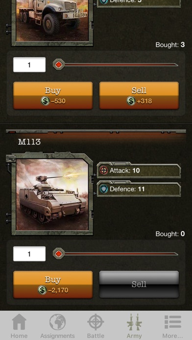 War Game Mobile Ekran Görüntüleri