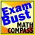 COMPASS Prep Math Flashcards Exambusters