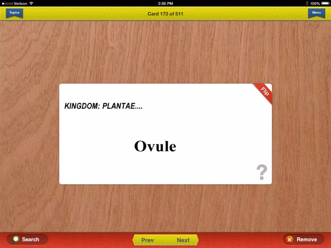 GCSE Biology Prep Flashcards Exambusters iPad Screenshots