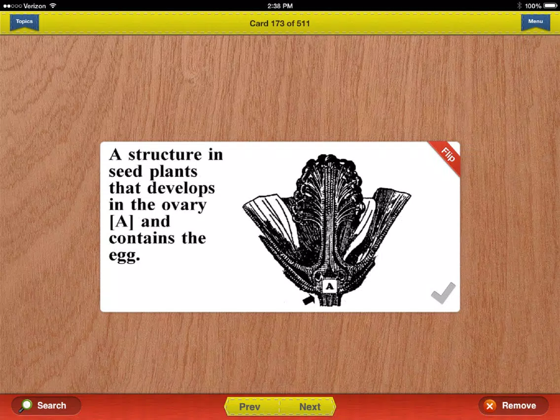 GCSE Biology Prep Flashcards Exambusters iPad Screenshots