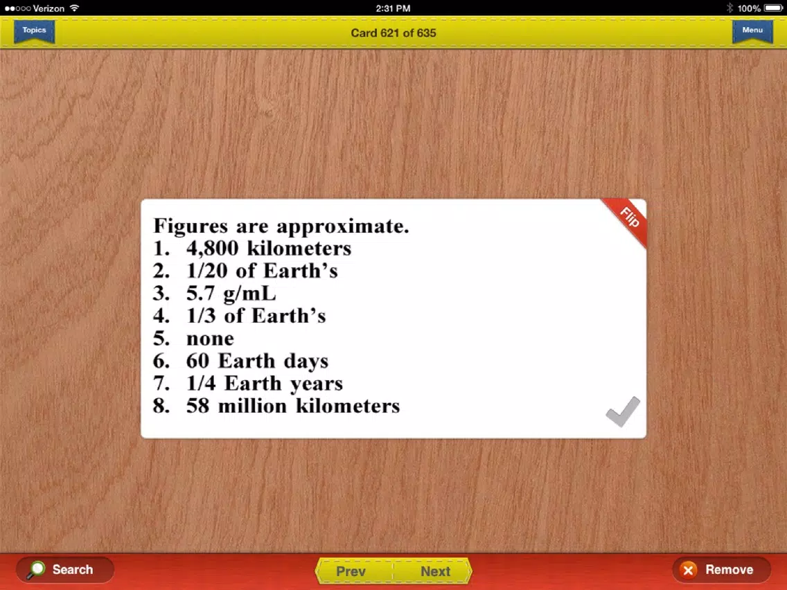 GCSE Geology Prep Flashcards Exambusters iPad Screenshots