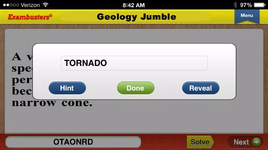 GCSE Geology Prep Flashcards Exambusters Screenshots