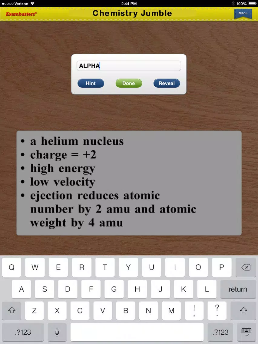 NY Regents Chemistry Prep Flashcards Exambusters iPad Screenshots