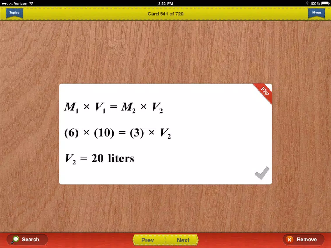 NY Regents Chemistry Prep Flashcards Exambusters iPad Screenshots