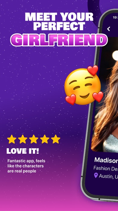 Intimate - AI Girlfriend Chat Screenshots