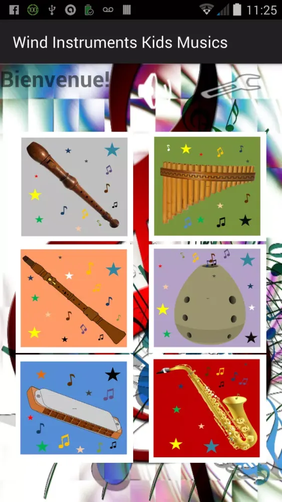 Wind Instruments Kids musics Screenshots