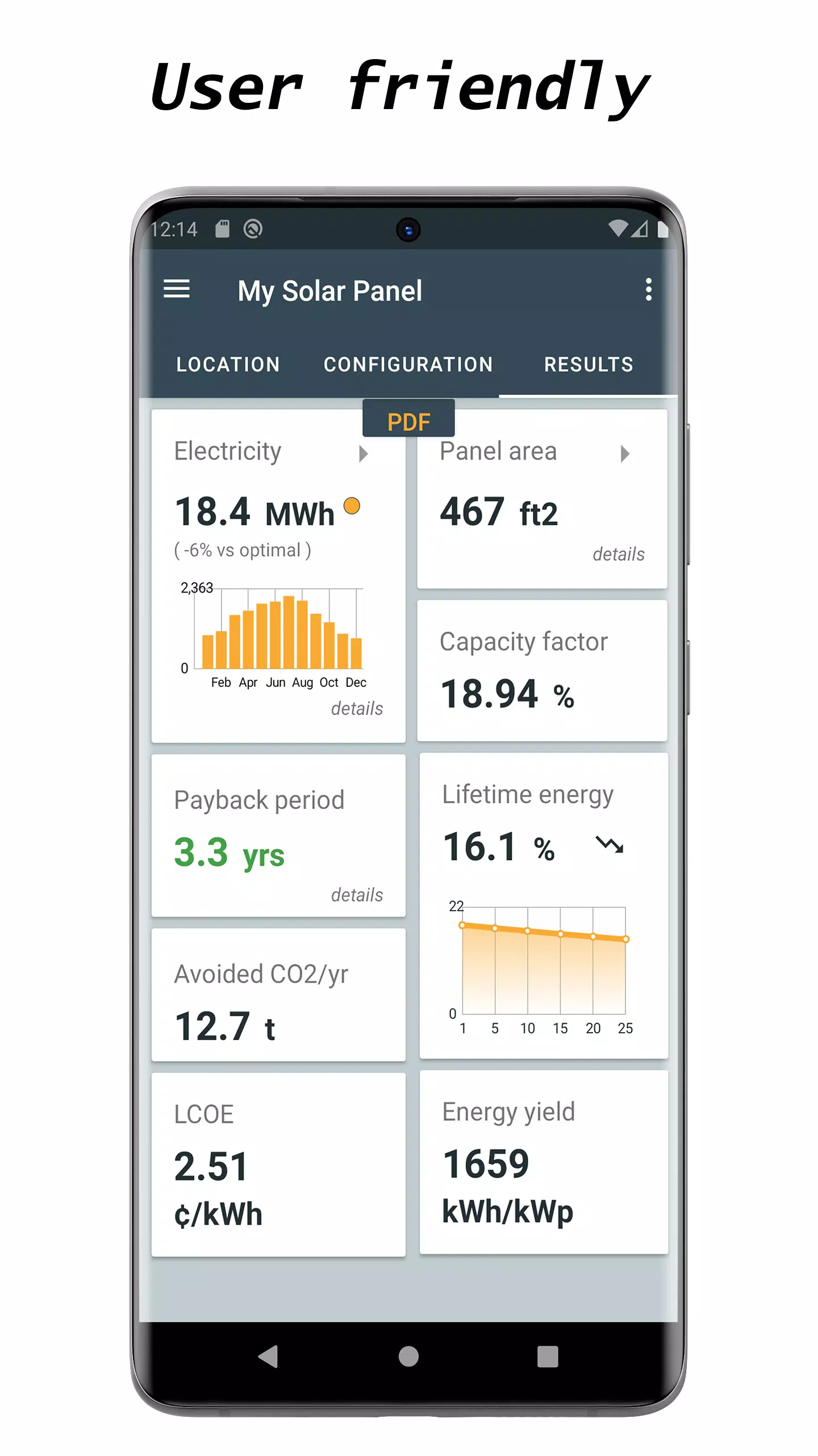 My Solar Panel Lite Screenshots