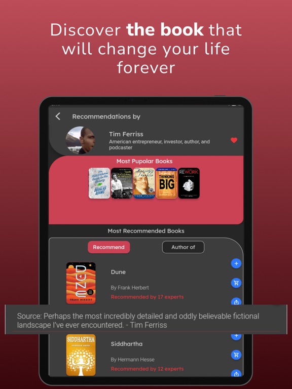 Bookshelf: Book Tracker, Club iPad Screenshots