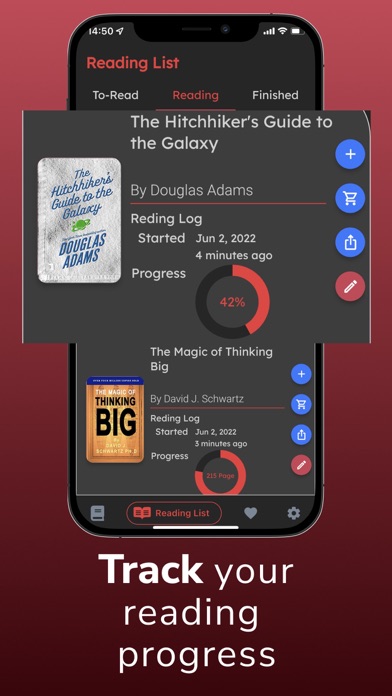 Bookshelf: Book Tracker, Club Screenshots
