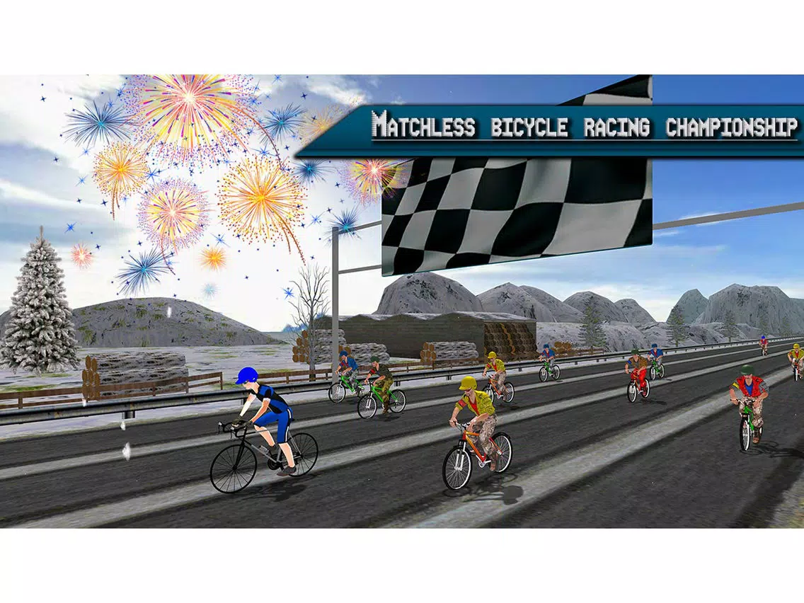 Extreme Highway Bike Racing 2017 - Bicycle Race 3D iPad Screenshots