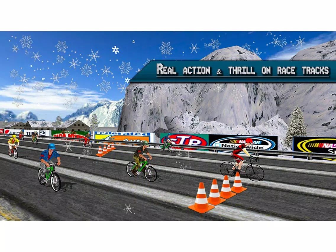 Extreme Highway Bike Racing 2017 - Bicycle Race 3D iPad Screenshots