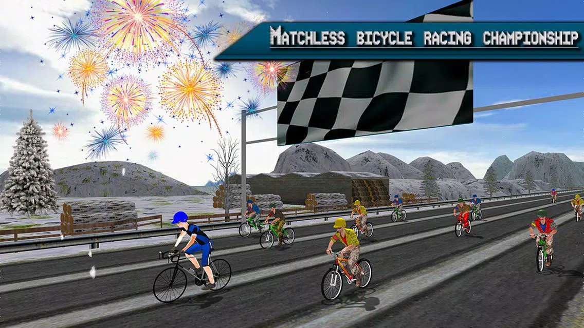 Extreme Highway Bike Racing 2017 - Bicycle Race 3D Screenshots