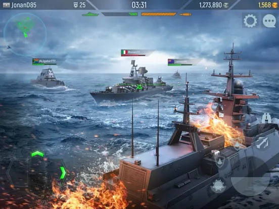 Naval Armada: War mobile games iPad Screenshots