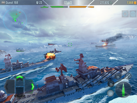 Naval Armada: War mobile games iPad  स्क्रीनशॉट
