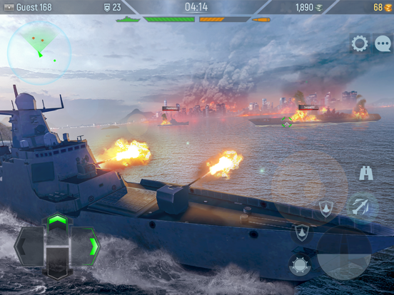 Naval Armada: War mobile games iPad  स्क्रीनशॉट