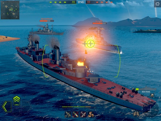 Navy War: Naval Battles Online iPad 应用截图
