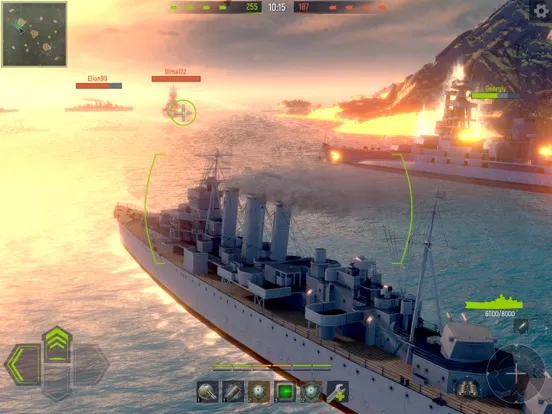 Navy War: Naval Battles Online iPad Screenshots