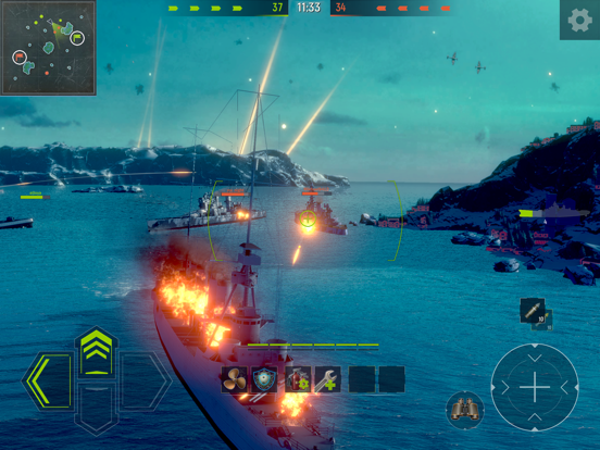 Navy War: Naval Battles Online iPad 应用截图