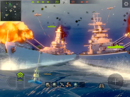 Navy War: Naval Battles Online iPad Screenshots