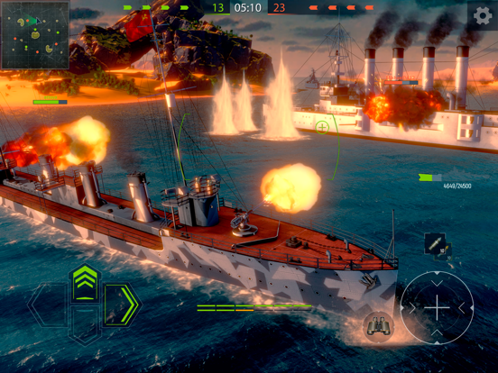 Navy War: Naval Battles Online iPad 应用截图