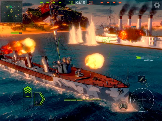 Navy War: Naval Battles Online iPad Screenshots