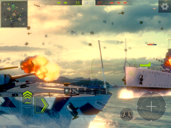 Navy War: Naval Battles Online iPad 应用截图