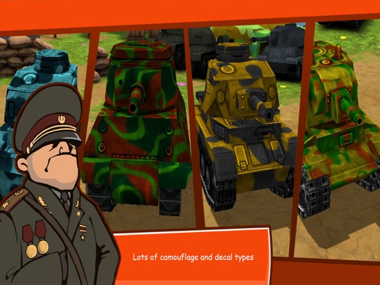Toon Wars: Tank battles iPad  Screenshots