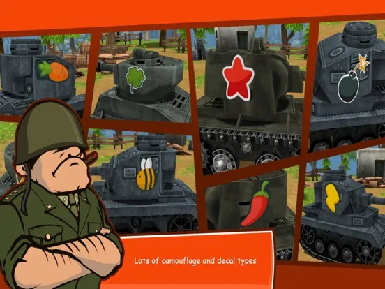 Toon Wars: Tank battles iPad Screenshots