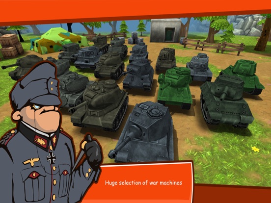 Toon Wars: Tank battles iPad  Screenshots