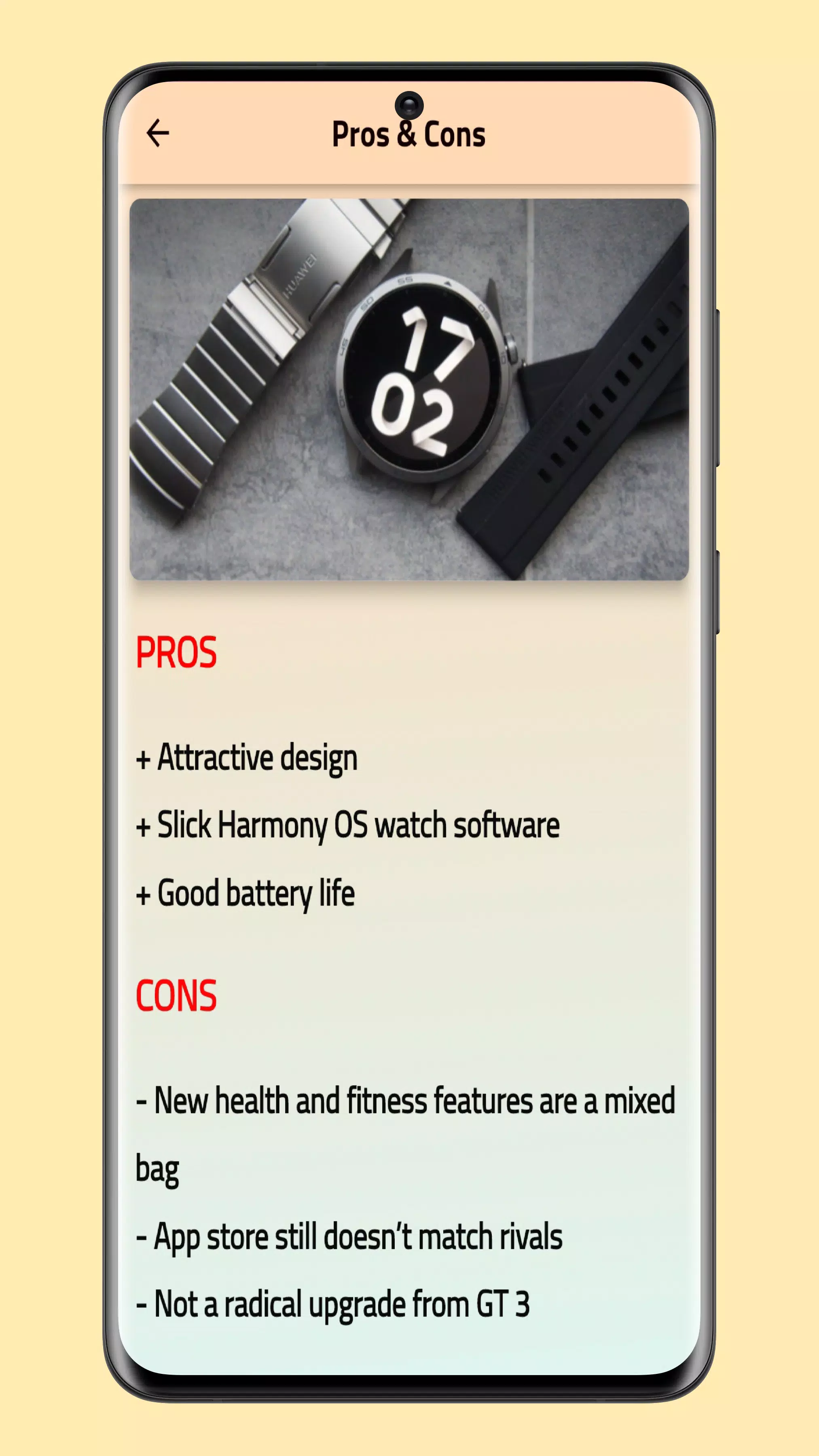 Huawei Watch GT 4 Guide Screenshots