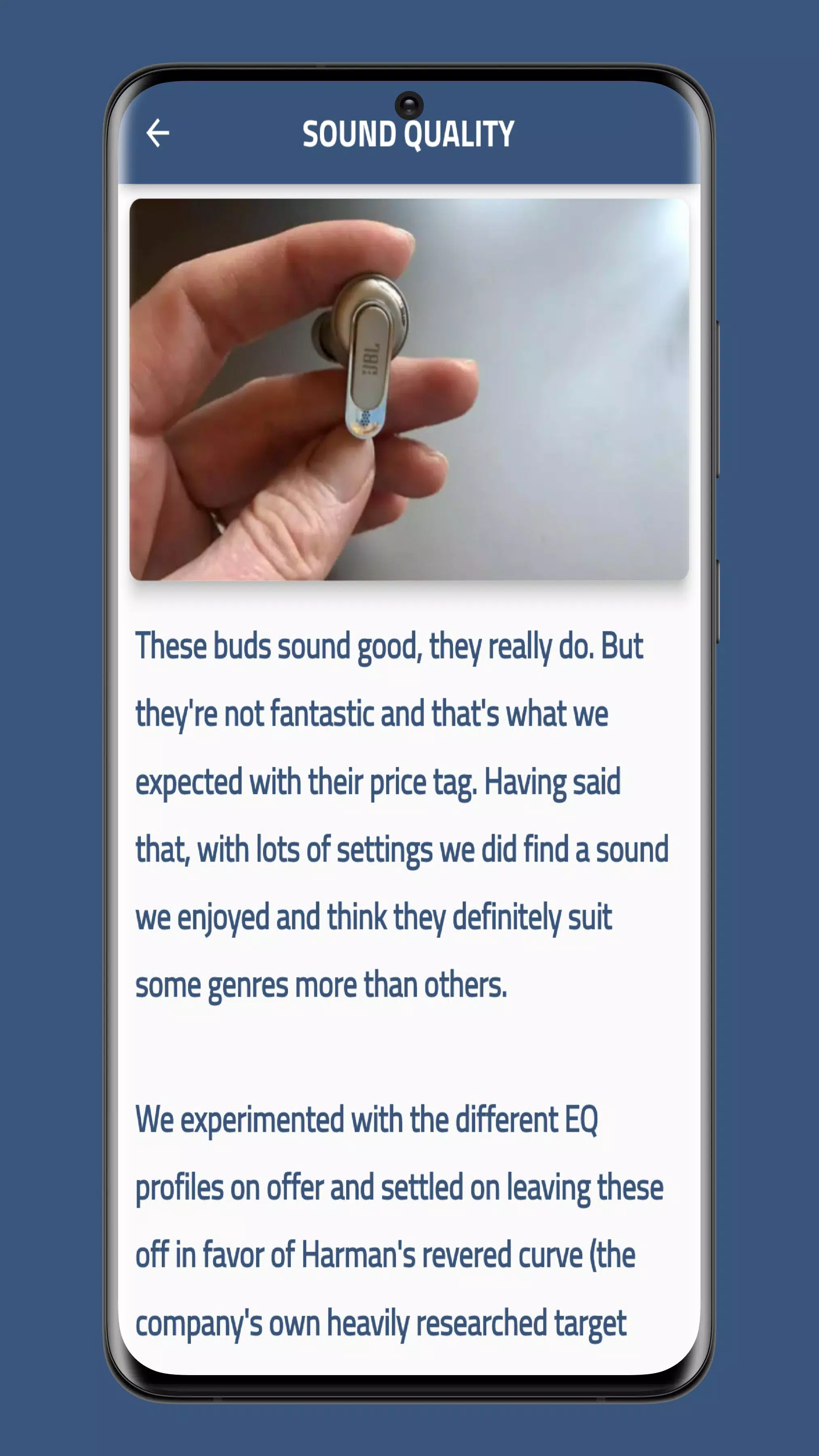 JBL Tour Pro 2 Guide Screenshots