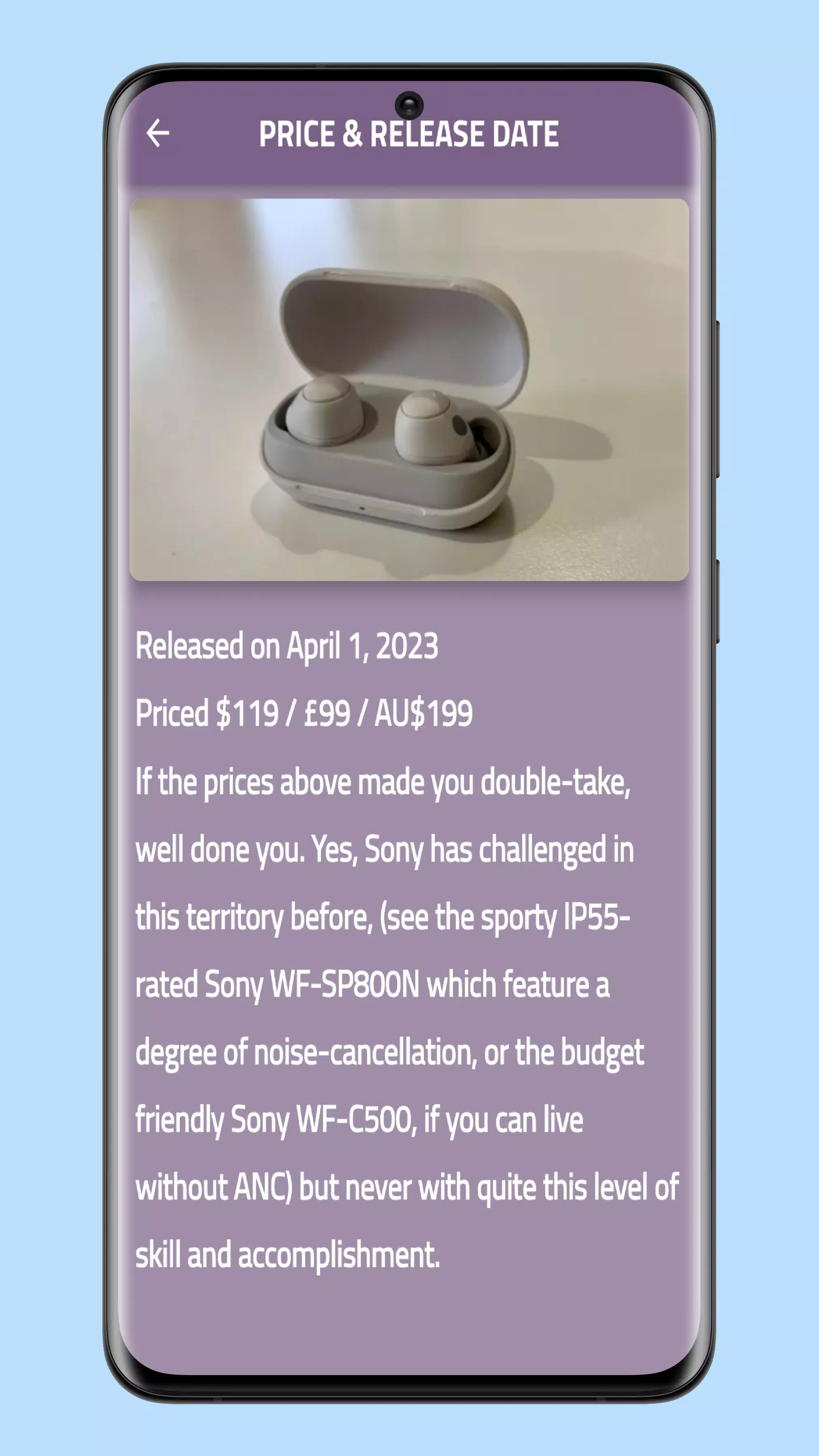 Sony WF-C700N Guide Screenshots