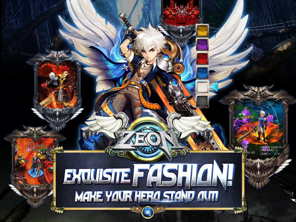 Zeon iPad Screenshots